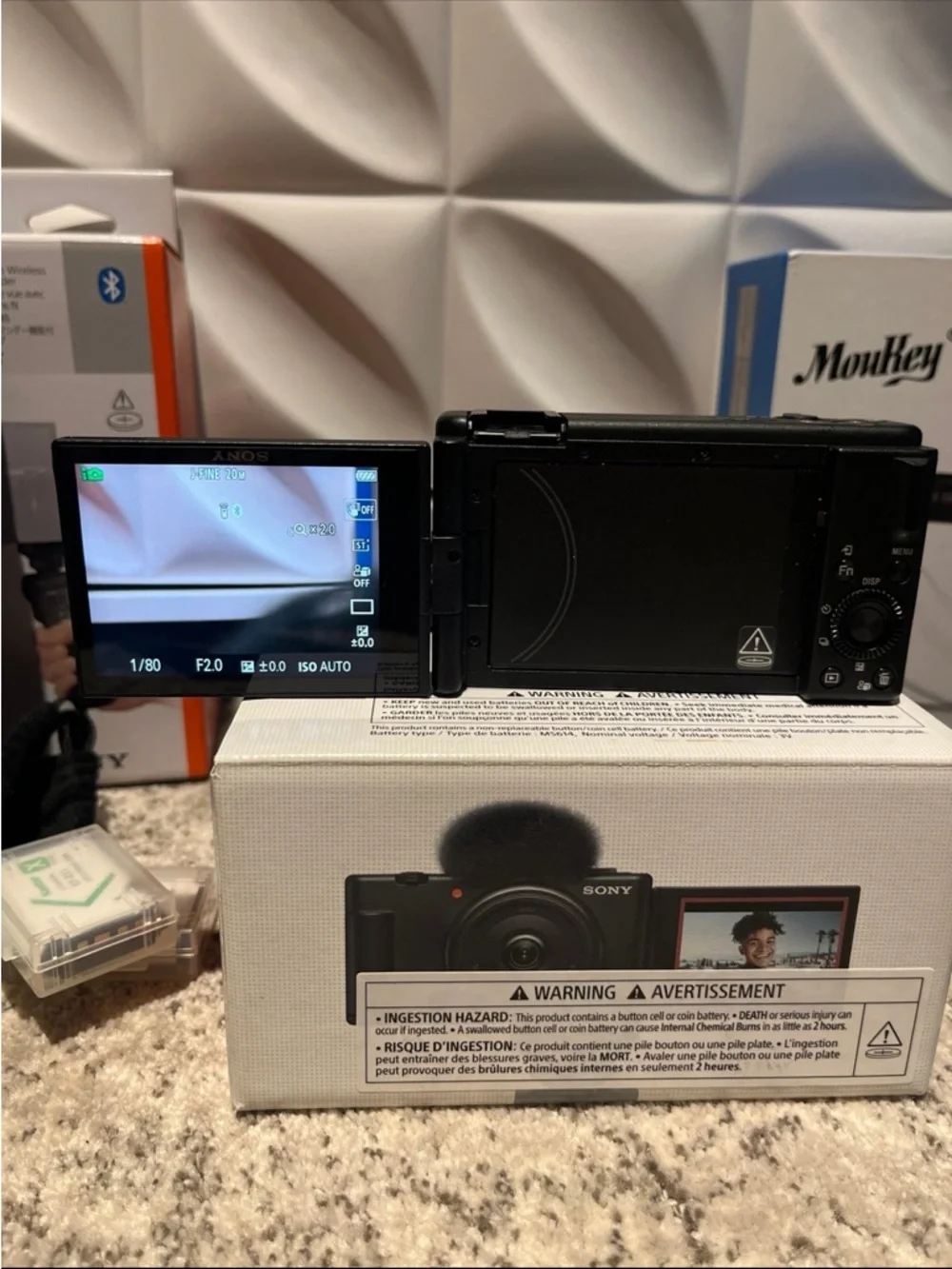 Sony ZV-1F Camera + Accesories